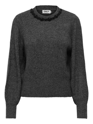 Only Maglione Only Onlelsa Grey