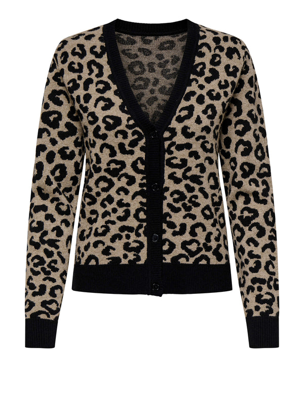 ONLY DROP4 Cardigan Only Onlleo Ls V-Neck Knt Noos - Nero