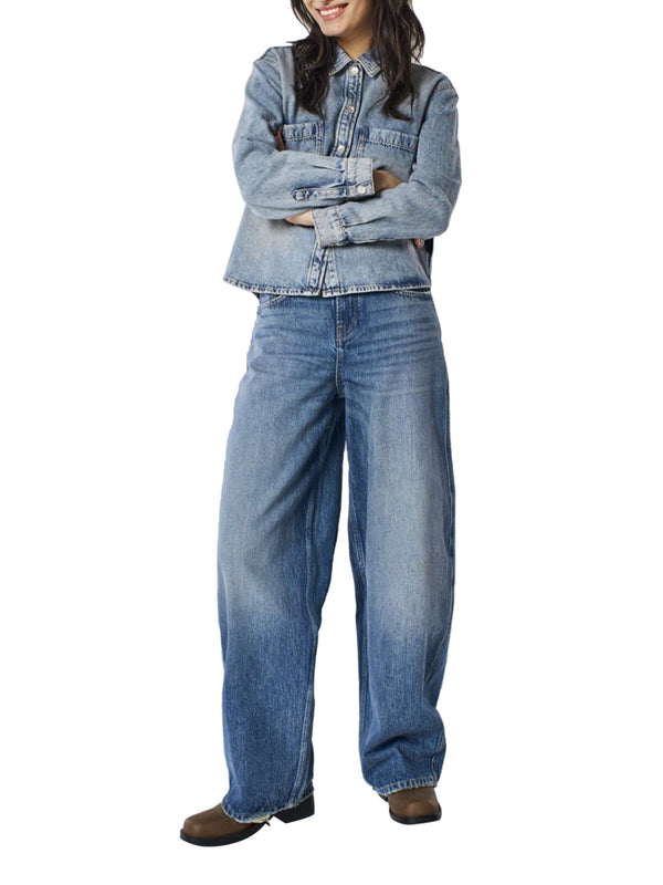 ONLY DROP4 Jeans Onltaylor Hw Barrel Dnm Tai466 Noos - Blu