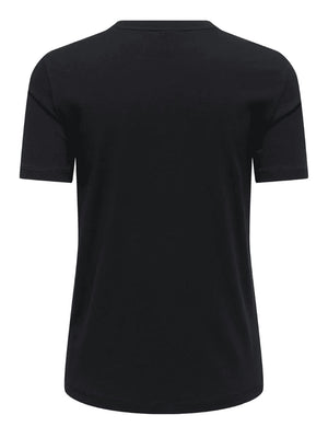 ONLY DROP4 T-Shirt Only Dog Glesses Nero