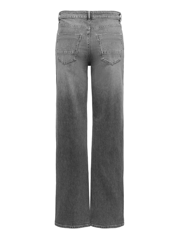 ONLY DROP4 Jeans Only Onljuicy Hw Wide Dnm Tai870 - Grigio