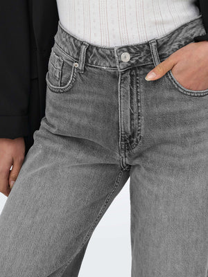 ONLY DROP4 Jeans Only Onljuicy Hw Wide Dnm Tai870 - Grigio