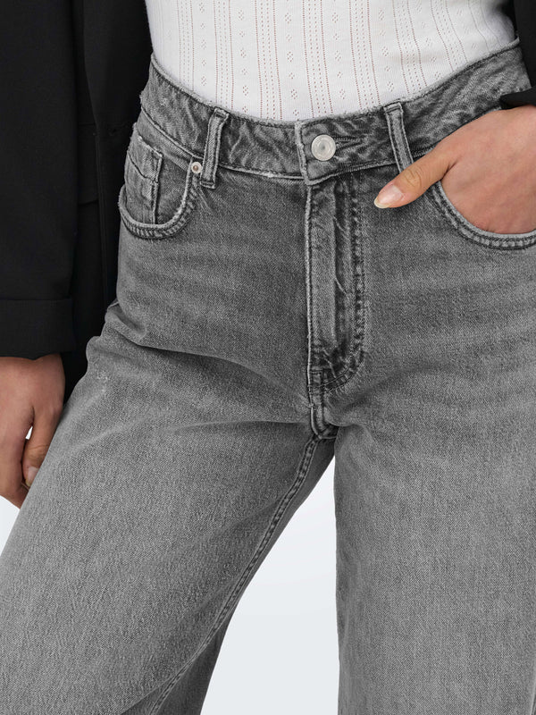 ONLY DROP4 Jeans Only Onljuicy Hw Wide Dnm Tai870 - Grigio