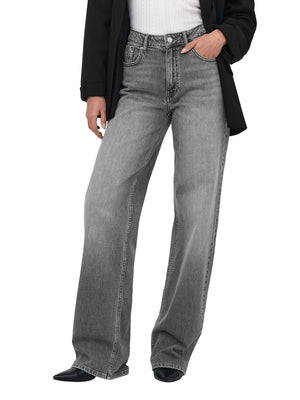ONLY DROP4 Jeans Only Onljuicy Hw Wide Dnm Tai870 - Grigio