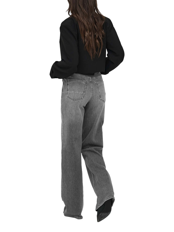 ONLY DROP4 Jeans Only Onljuicy Hw Wide Dnm Tai870 - Grigio