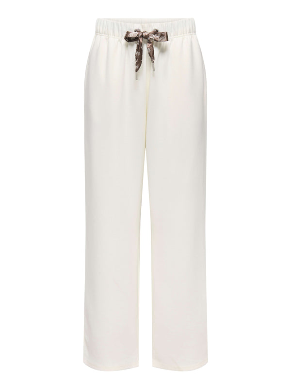 ONLY DROP4 Pantalone Tuta Only Onlscarlet New String Pant Cs - Bianco