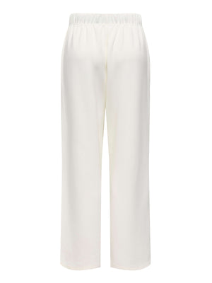 ONLY DROP4 Pantalone Tuta Only Onlscarlet New String Pant Cs - Bianco