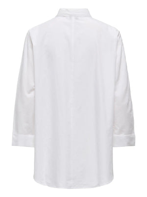 ONLY DROP4 Only Camicia New Sarah Grace Heart Bianco
