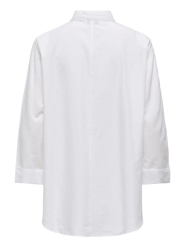 ONLY DROP4 Only Camicia New Sarah Grace Heart Bianco