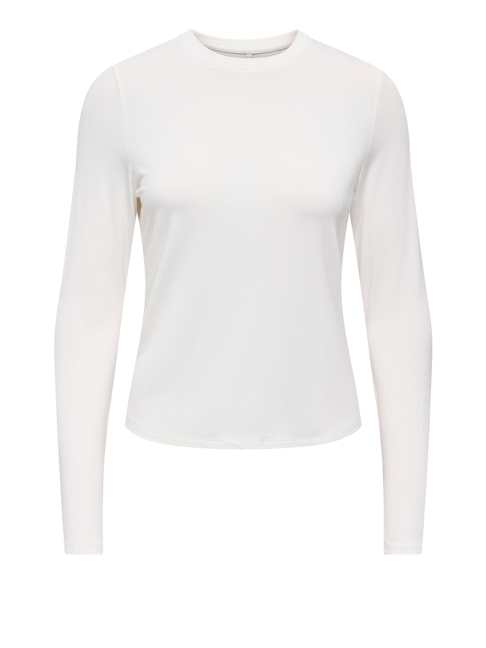 ONLY DROP4 Maglia Only Onlbamboo L/S O-Neck - Bianco
