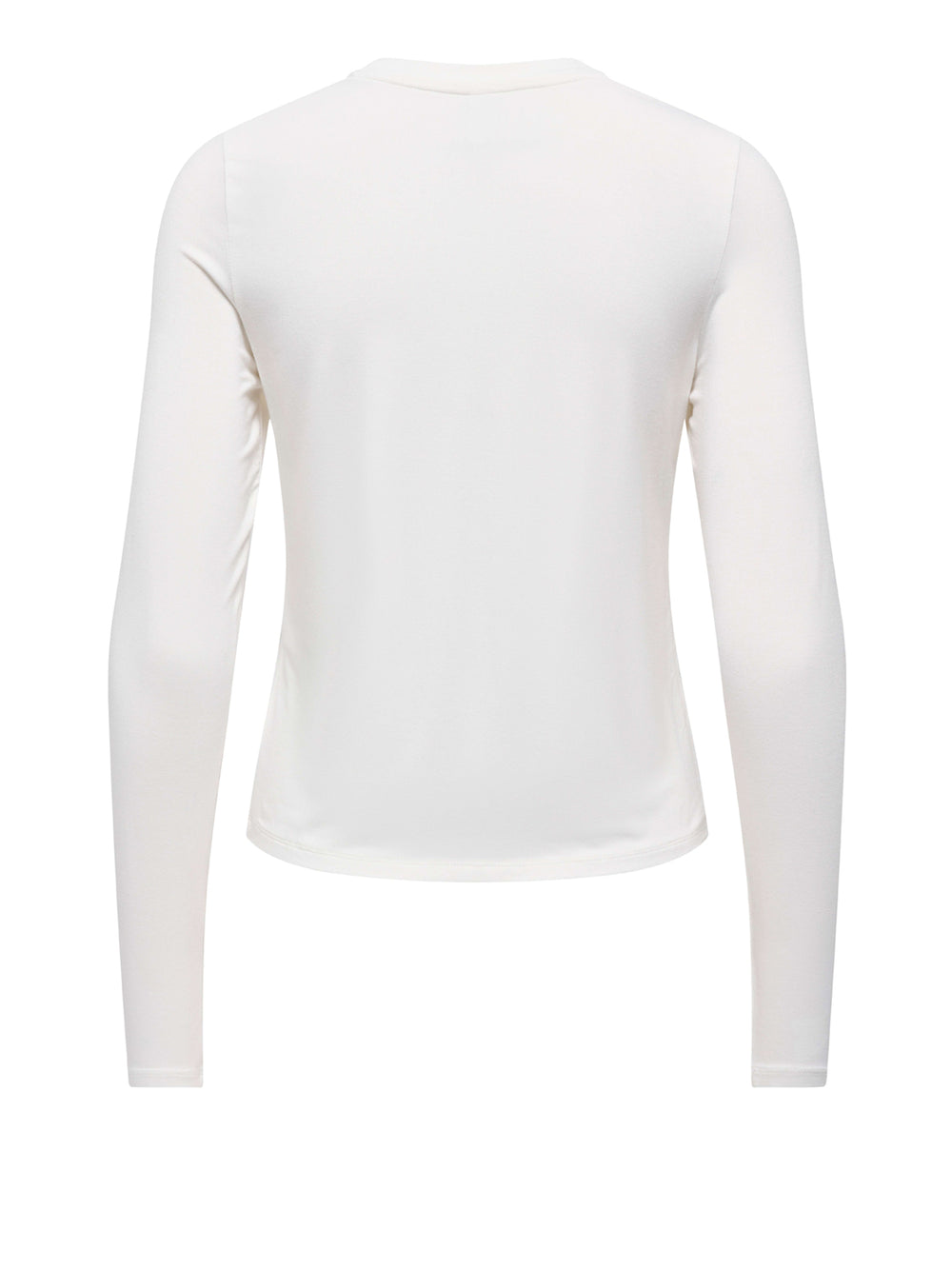 ONLY DROP4 Maglia Only Onlbamboo L/S O-Neck - Bianco