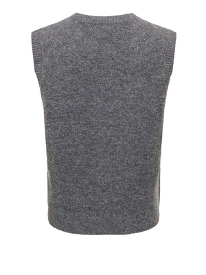 ONLY DROP4 Gilet Only Onlolivia Sl Button - Grigio