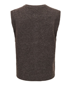 ONLY DROP4 Gilet Only Onlolivia Sl Button - Grigio