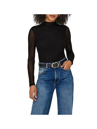 ONLY DROP5 Maglia Donna - Nero