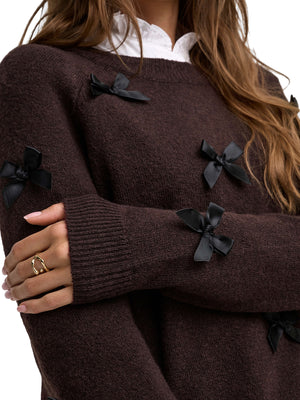 ONLY DROP5 Maglia Only Onlnoelle Marrone