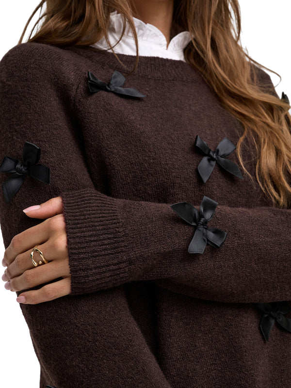 ONLY DROP5 Maglia Only Onlnoelle Marrone
