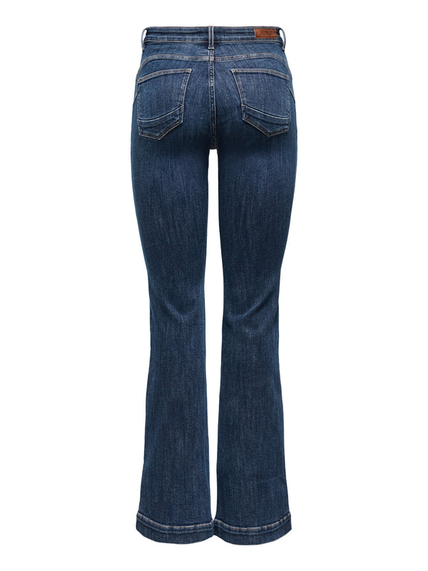 ONLY DROP5 Jeans Only Onlpower Md Flared Pushup Dnm Gen332Noos Denim