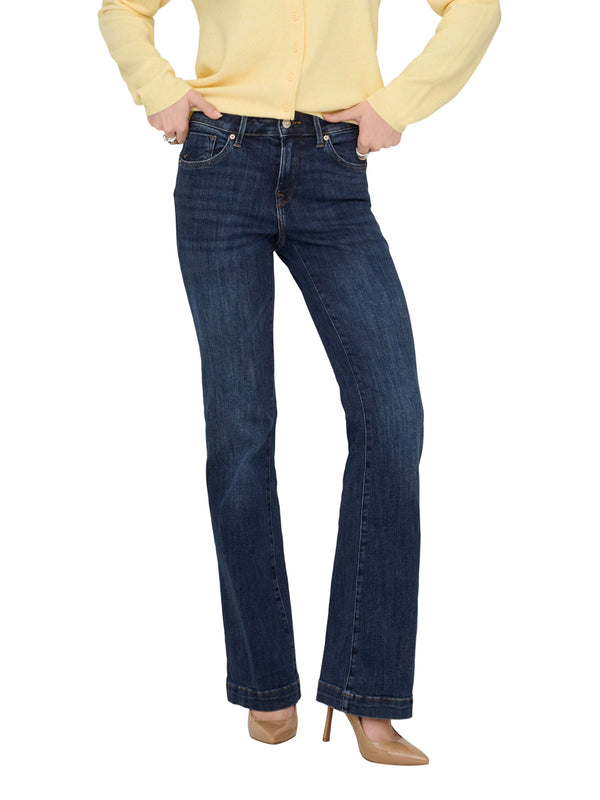 ONLY DROP5 Jeans Only Onlpower Md Flared Pushup Dnm Gen332Noos Denim