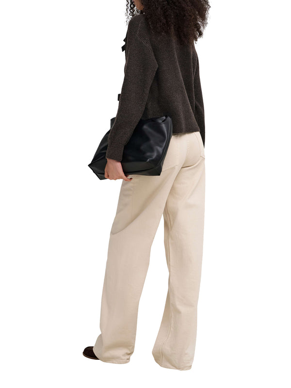 Only Maglione Onllisa Ls Bow Only Marrone