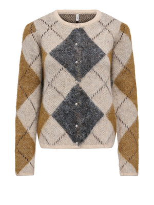 ONLY DROP5 Cardigan Only Onlnoeme Ls O-Neck Knt - Grigio