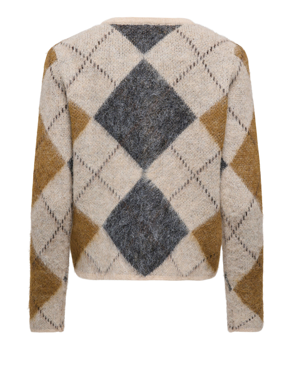 ONLY DROP5 Cardigan Only Onlnoeme Ls O-Neck Knt - Grigio