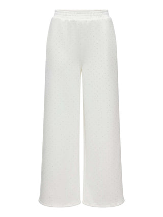 ONLY DROP5 Only Pantalone Tuta Onlscarlet - Bianco