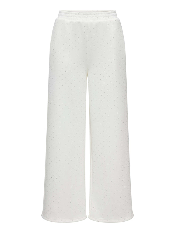 ONLY DROP5 Only Pantalone Tuta Onlscarlet - Bianco