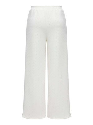 ONLY DROP5 Only Pantalone Tuta Onlscarlet - Bianco