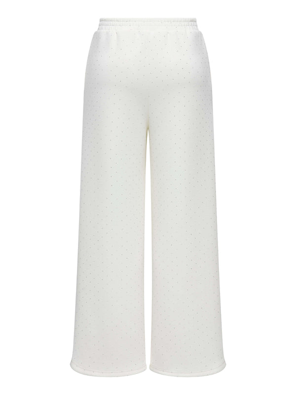 ONLY DROP5 Only Pantalone Tuta Onlscarlet - Bianco