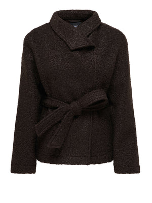 ONLY DROP5 Only Giubbotto Onlvaleria High Neck Jacket Cs Otw Marrone