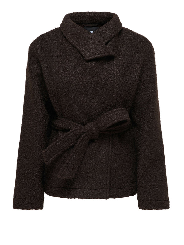ONLY DROP5 Only Giubbotto Onlvaleria High Neck Jacket Cs Otw Marrone