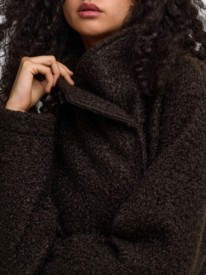 ONLY DROP5 Only Giubbotto Onlvaleria High Neck Jacket Cs Otw Marrone