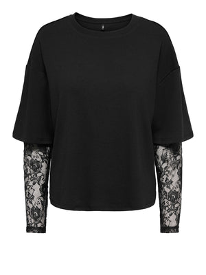 ONLY DROP5 Maglia Only Onlthlia Nero