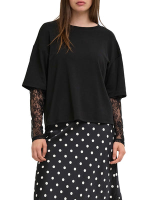 ONLY DROP5 Maglia Only Onlthlia Nero