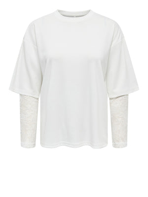 ONLY DROP5 Maglia Only Onlthlia Bianco