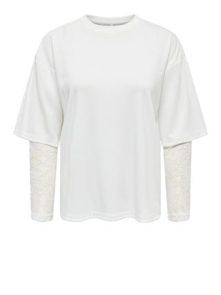 ONLY DROP5 Maglia Only Onlthlia Bianco