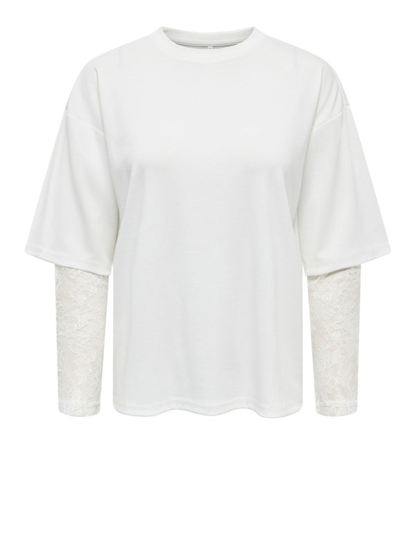 ONLY DROP5 Maglia Only Onlthlia Bianco