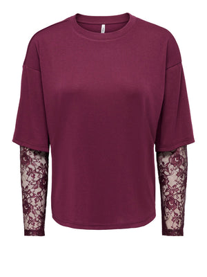 ONLY DROP5 Maglia Only Onlthlia Purple