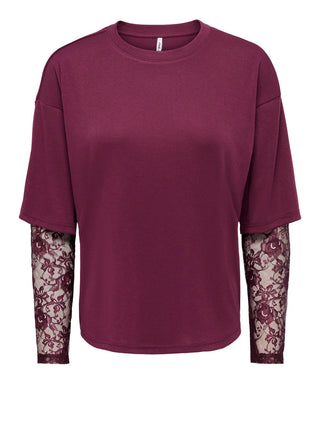 ONLY DROP5 Maglia Only Onlthlia Purple