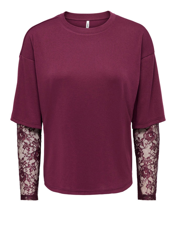 ONLY DROP5 Maglia Only Onlthlia Purple