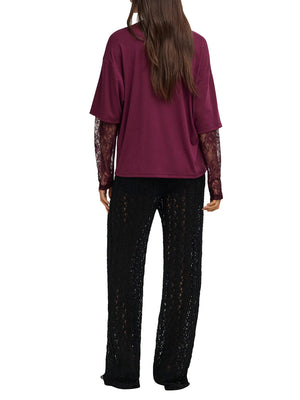 ONLY DROP5 Maglia Only Onlthlia Purple