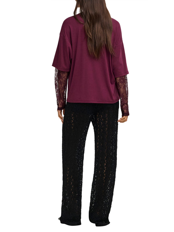 ONLY DROP5 Maglia Only Onlthlia Purple
