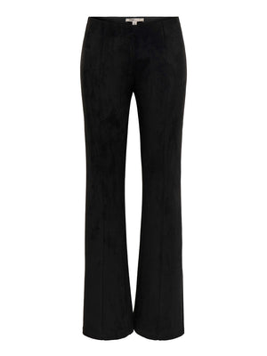 ONLY DROP5 Leggings Only Onlabena Mw Faux Suede Flar - Nero