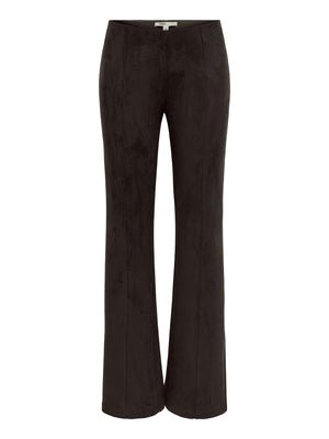 ONLY DROP5 Leggings Only Onlabena Mw Faux Suede Flar - Marrone