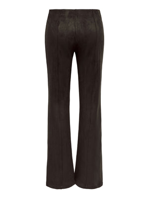 ONLY DROP5 Leggings Only Onlabena Mw Faux Suede Flar - Marrone