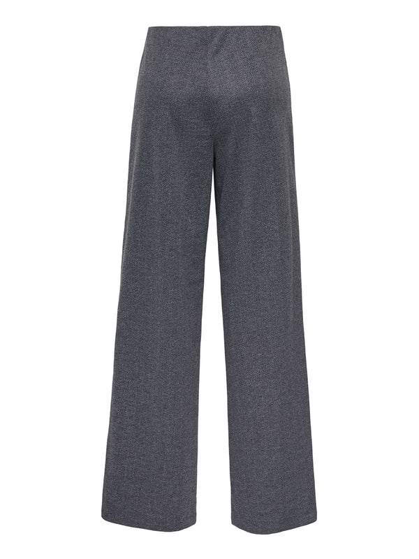 ONLY DROP5 Pantalone Only Onlbremen Mw Herringbone Wide - Grey