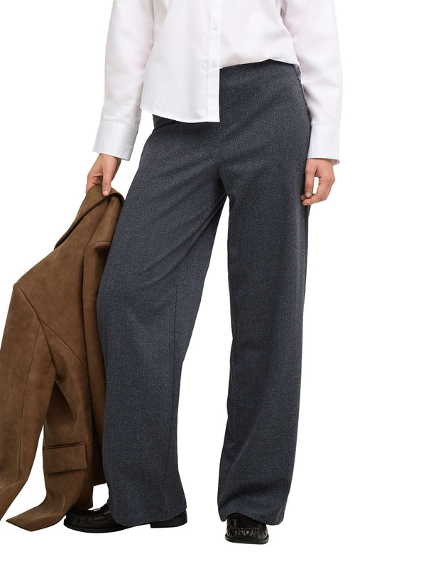 ONLY DROP5 Pantalone Only Onlbremen Mw Herringbone Wide - Grey