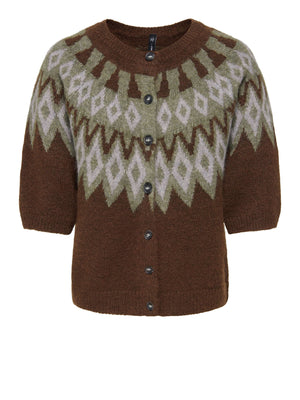 ONLY DROP5 Cardigan Onlreykja Marrone