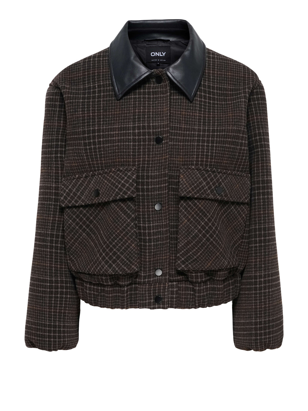 ONLY DROP5 Giubbotto Only Onlmika Check Bomber - Nero