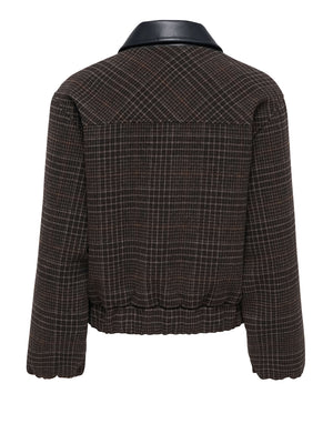 ONLY DROP5 Giubbotto Only Onlmika Check Bomber - Nero